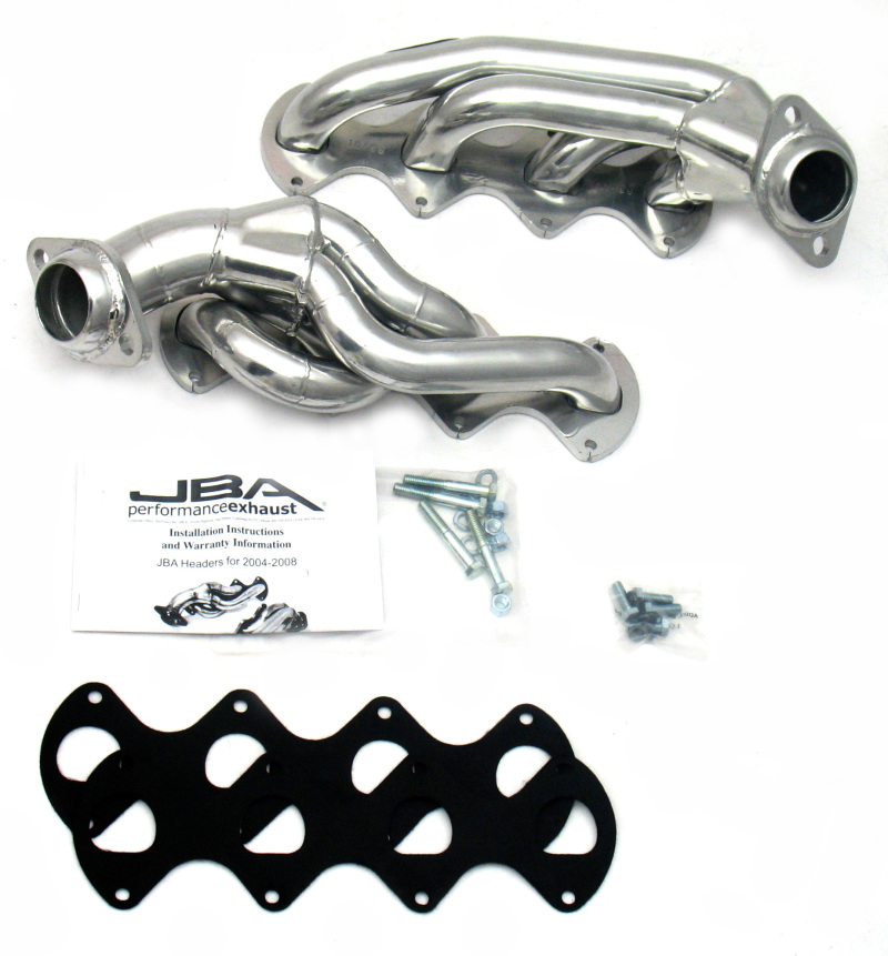 JBA 04-10 Ford F-150 5.4L 3V 1-5/8in Primary Raw 409SS Cat4Ward Header - 1676SJS