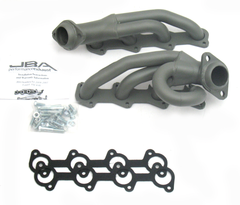 JBA 04-08 Ford F-150 4.6L 2V 1-1/2in Primary Ti Ctd Cat4Ward Header - 1687SJT