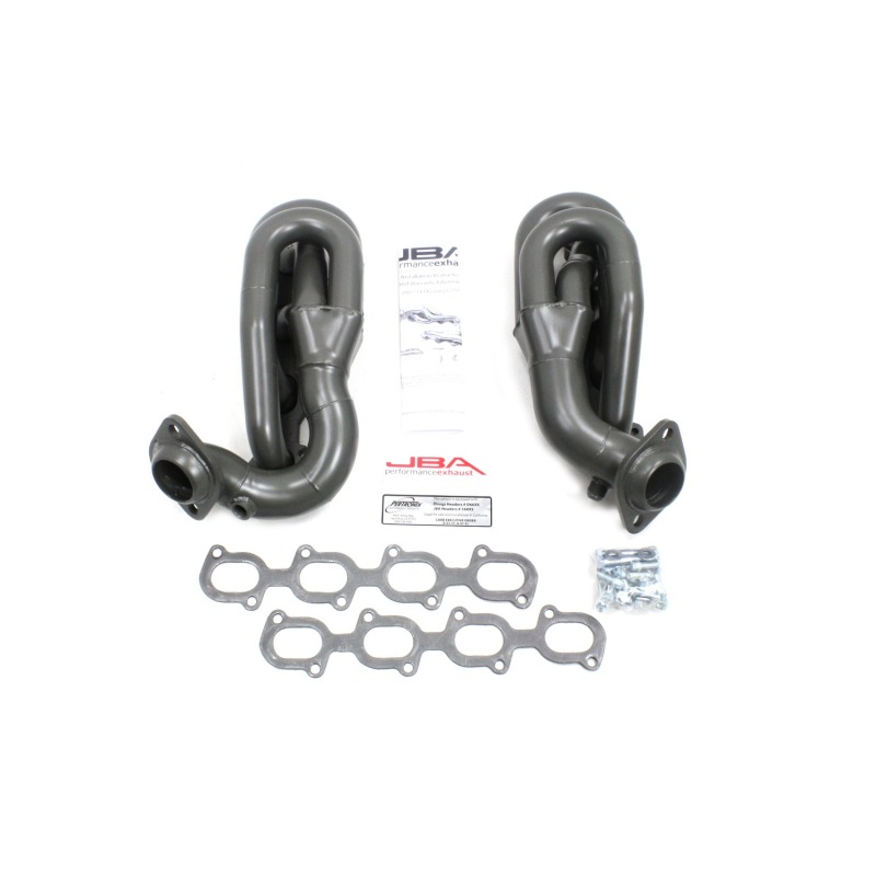 JBA 07-14 Ford GT500 5.4/5.8L 4V 1-5/8in Primary Ti Ctd Cat4Ward Header - 1695SJT