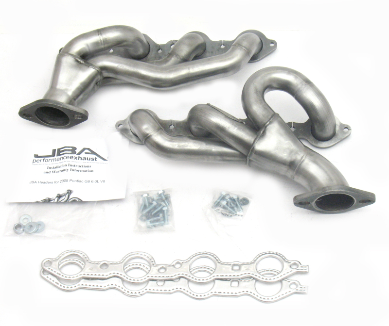 JBA 08-09 Pontiac G8 6.0/6.2L LS 1-3/4in Primary Raw 409SS Cat4Ward Header - 1811S