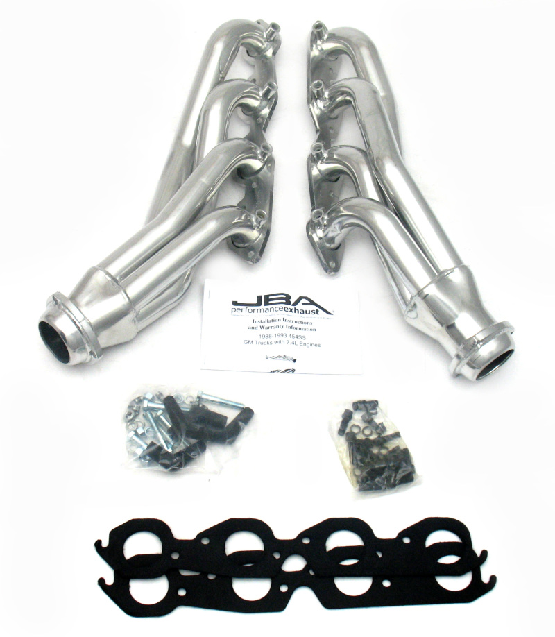 JBA 88-93 GM Truck 7.4L BBC w/A.I.R. 1-3/4in Primary Silver Ctd Cat4Ward Header - 1822S-2JS