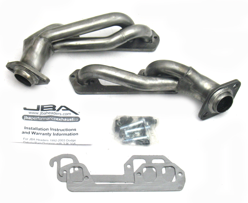 JBA 96-03 Dodge Truck 3.9L V6 1-1/2in Primary Raw 409SS Cat4Ward Header - 1939S