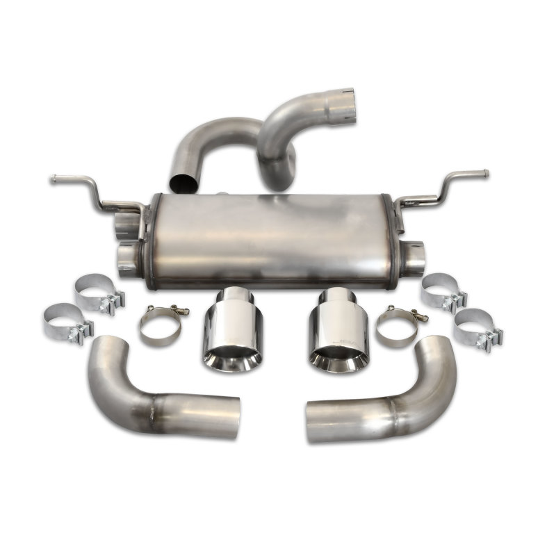 JBA 18-20 Jeep Wrangler JL 3.6L 304SS Dual Rear Exit Axle Back Exhaust - 30-1544