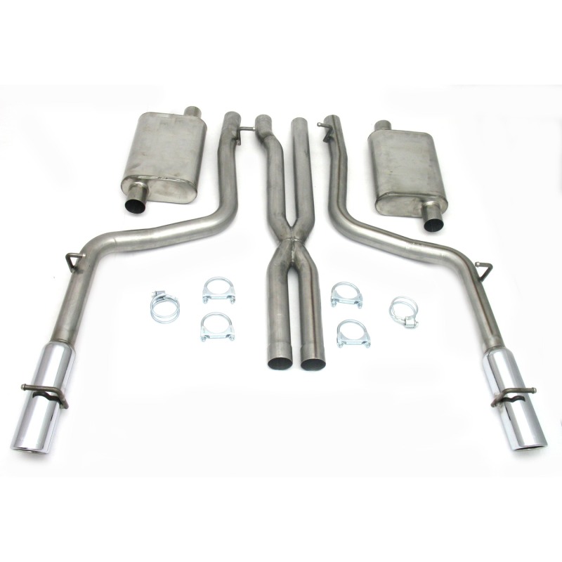 JBA 05-10 Chrysler/Dodge Cars 5.7L 409SS Dual Rear Exit Cat-Back Exhaust - 40-1600