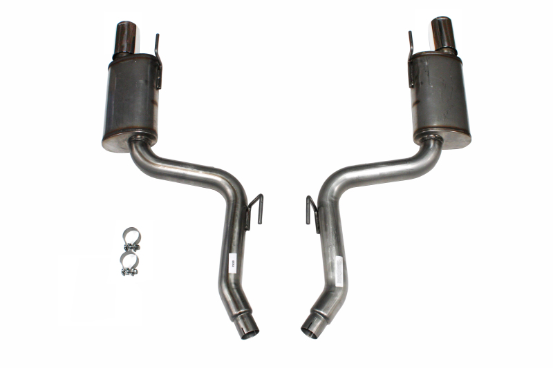 JBA 15-20 Ford Mustang EcoBoost 2.3L 409SS Dual Rear Exit Cat-Back Exhaust - 40-2688