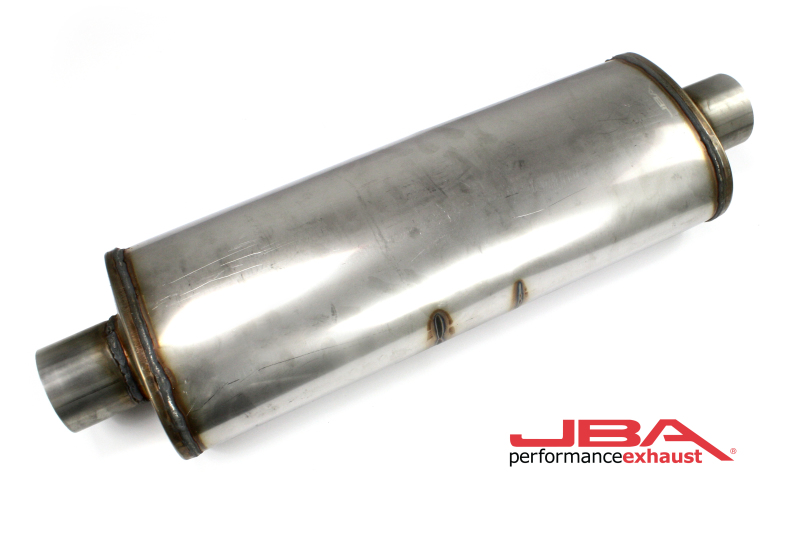 JBA Universal Chambered 304SS Muffler 22x8x5 3in Center/Center - 40-302202
