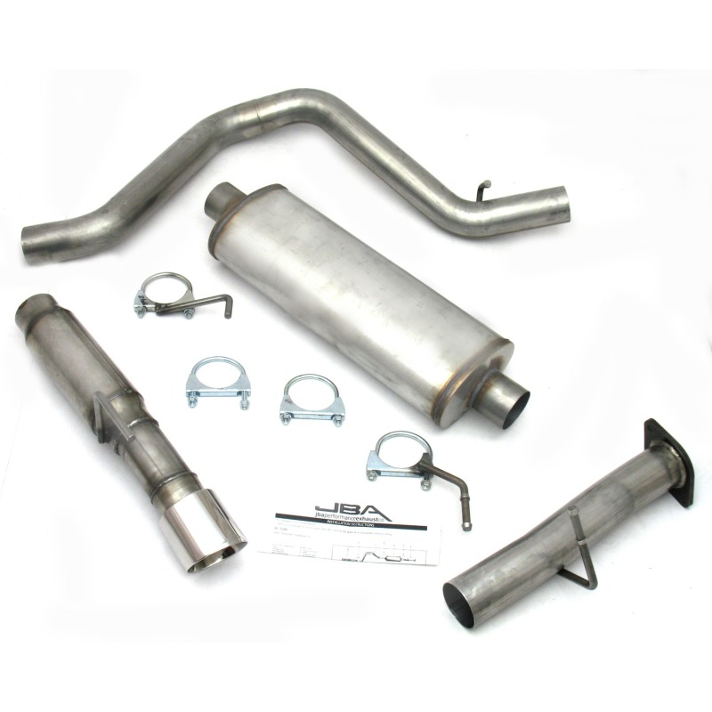 JBA 07-08 Chevrolet Trail Blazer SS 6.0L 409SS Single Rear Exit Cat-Back Exhaust - 40-3048