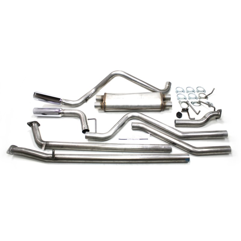 JBA 07-20 Toyota Tundra 4.6L/4.7L/5.7L 409SS Pass Side Dual Exit Cat-Back Exhaust - 40-9004