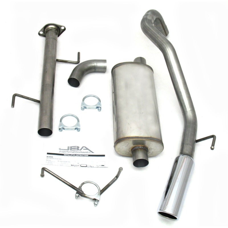 JBA 07-14 Toyota FJ Cruiser 4.0L 409SS Single Rear Exit Cat-Back Exhaust - 40-9020