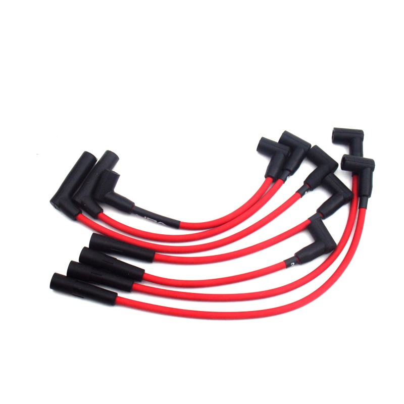 JBA 91-00 Jeep 4.0L Ignition Wires - Red - W0526