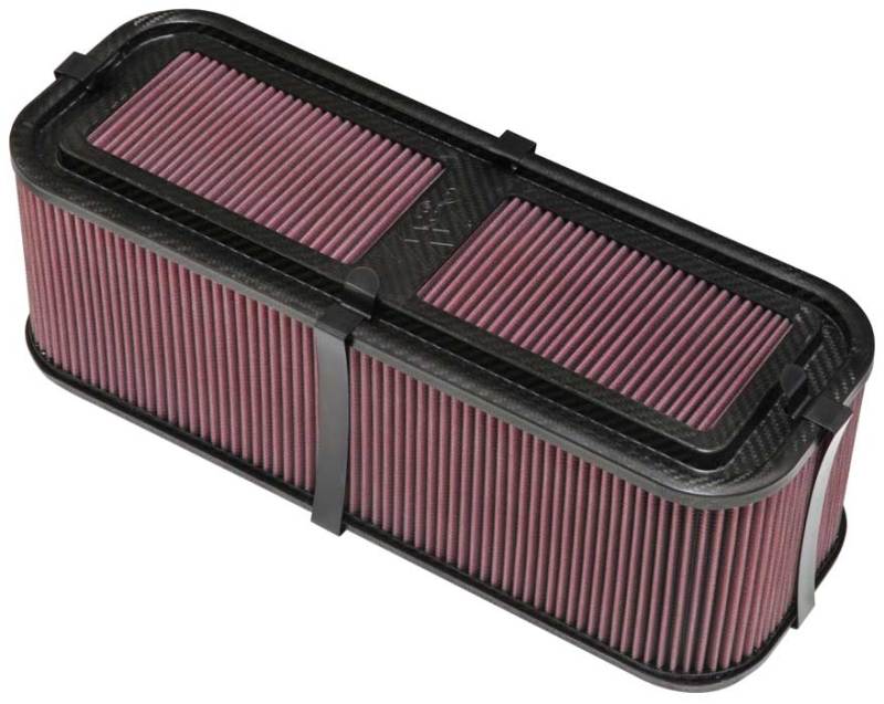 K&N Custom Racing Assembly 19in x 6.5in Carbon Fiber Air Filter - 100-8570