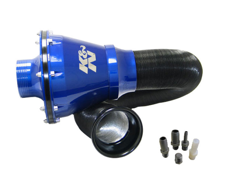 K&N Universal Apollo Blue Cold Air Intake - 70mm OD FLG PP - RC-5052AL