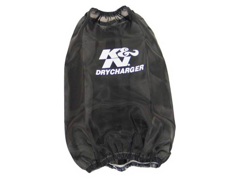 K&N Drycharger Round Tapered Air Filter Wrap 6.5in Base ID/4.5in Top ID/7in H - Black - RF-1032DK