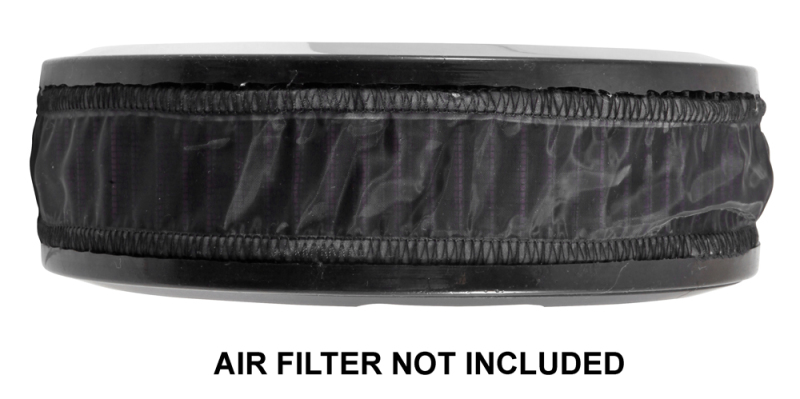 K&N Air Filter Wrap Black Round for Harley Davidson 91-97 Sportster/Glide/Softail/Fat Boy/Low Rider - RK-3901PK