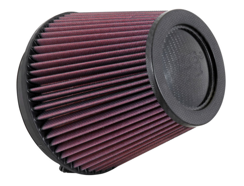 K&N Filter Universal Air Filter Carbon Fiber Top With 6in Flange x 7.5in Base x 6in H - RP-5168