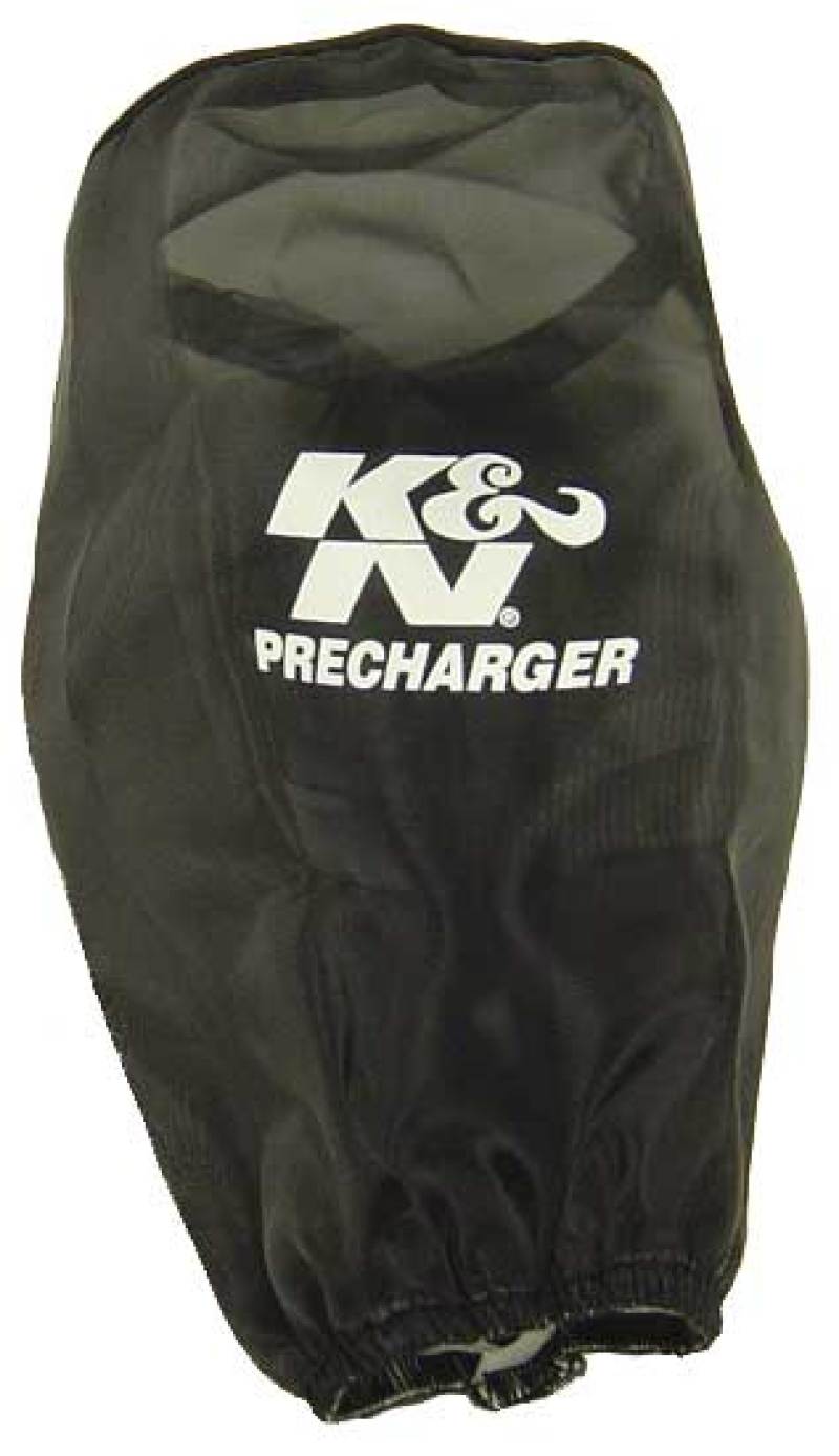 K&N Precharger Air Filter Wrap Round Straight Black 3.625in ID x 9in H - YA-4350PK