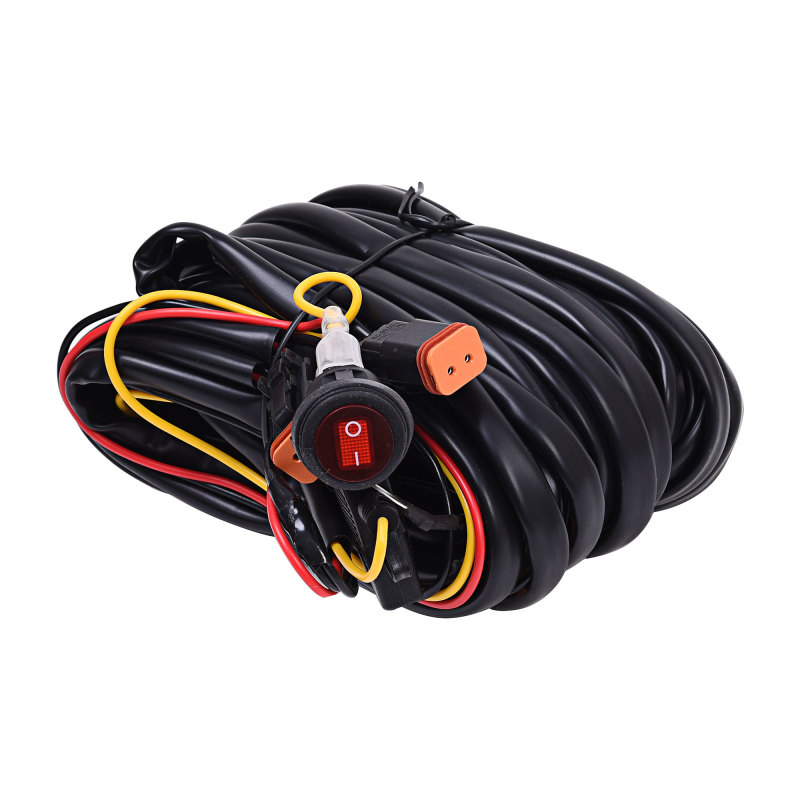KC HiLiTES Wiring Harness for (2) Lights w/2-Pin Deutsch Connectors (110w Max Total) - 6308