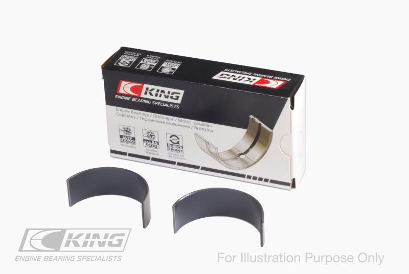 King Ford 415 (Size 0.25) Connecting Rod Bearing Set - CR1039MC0.25