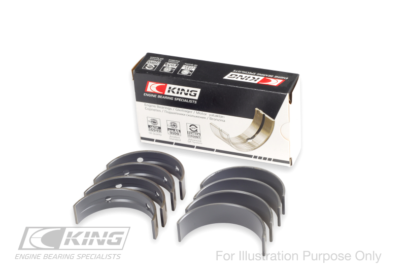 King GM LS 4.3 V6 Main Bearing Set - MB4555MC