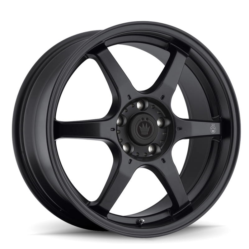 Konig Backbone 17x7.5 5x114.3 ET45 Matte Black Milling Logo on Spoke - BC7S514455