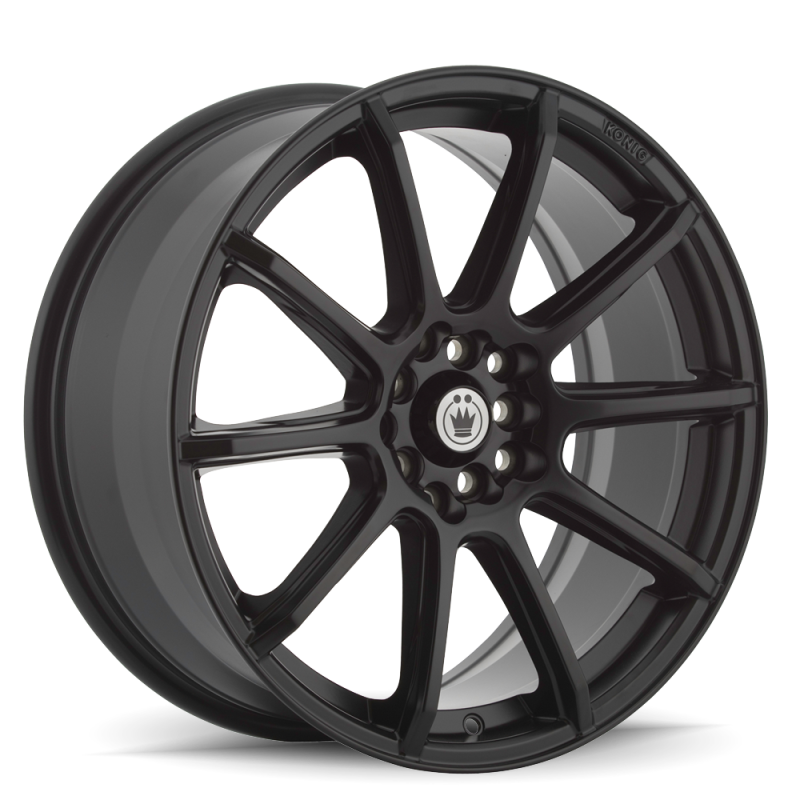 Konig Control 15x6.5 4x100 / 4x108 ET40 Matte Black - CL65D08405