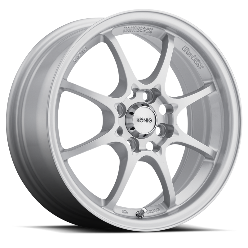 Konig Helium 15x6.5 4x100 ET40 Silver - HE65D0440S