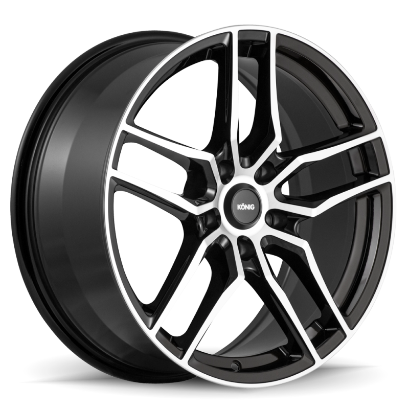 Konig Intention 16x7.5 5x120 ET35 Gloss Black / Machine Face - IO76520355