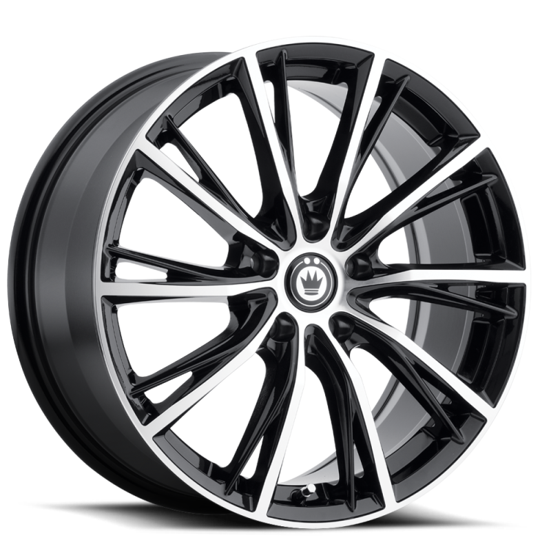 Konig Impression 16x7.5 5x112 ET45 Gloss Black w/ Machined Face - IP76512455