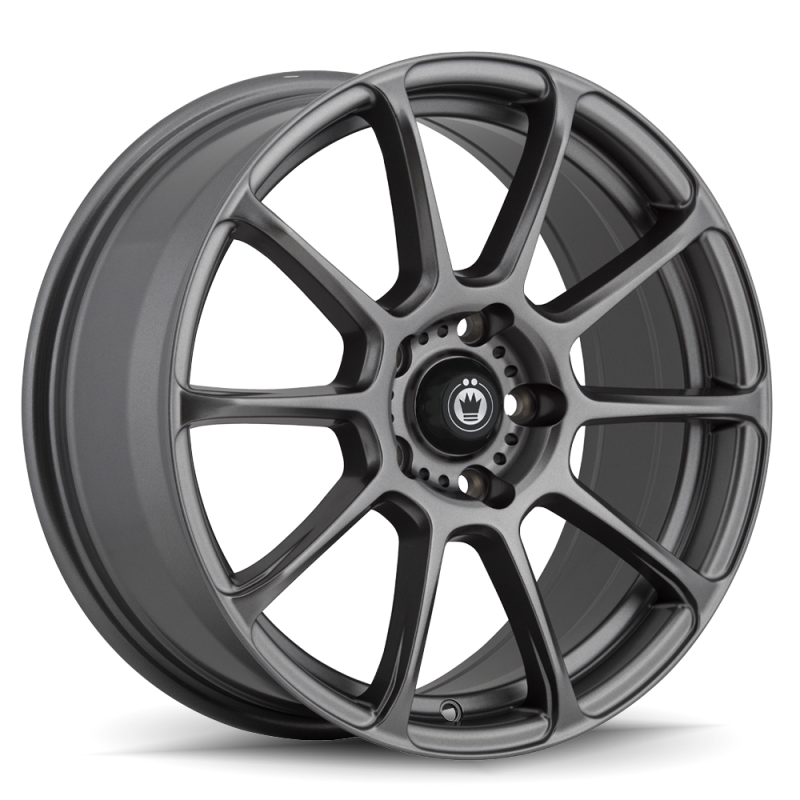 Konig Runlite 17x7.5 5x108 ET45 Matte Grey - R17S50845G