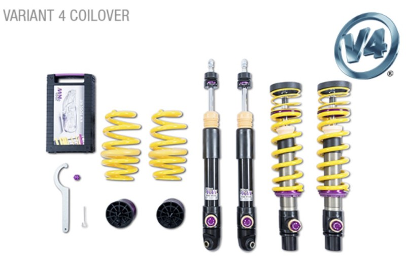 KW Coilover Kit V4 2021+ Porsche 911 (991) Turbo /Turbo S/ Coupe / Cabrio - 3A771090