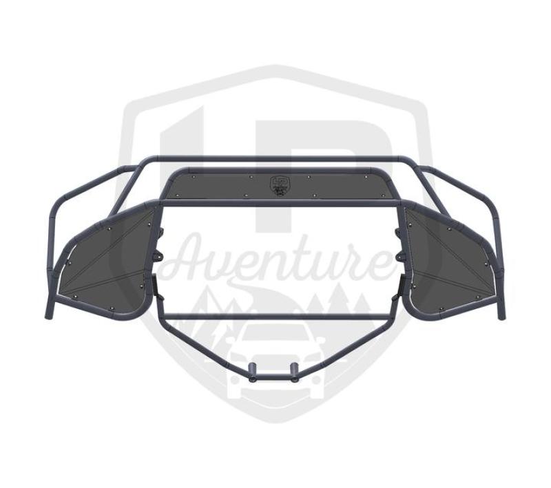 LP Aventure 2020 Subaru Outback Big Bumper Guard w/Full Armor - Powder Coated - FLP-OBA-20-GUARD-B+B.GUARD+OPC