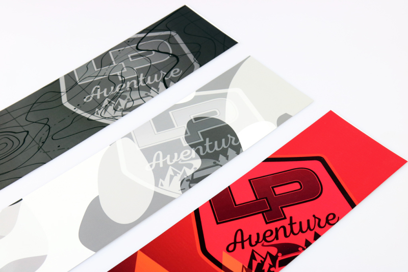 LP Aventure Deflector Sticker - Black - FLP-OBA-STICKER BK