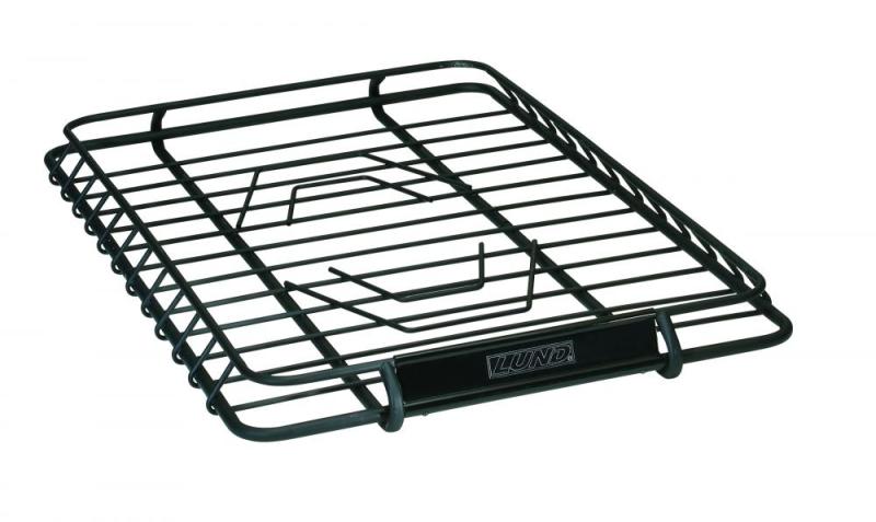 Lund Universal 39in X 45.125in Roof Rack Cargo Basket - Black - 601011