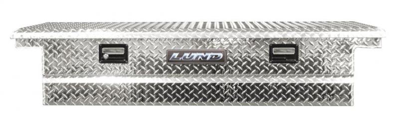 Lund Universal Aluminum Single Lid Cross Bed Box - Brite - 9304