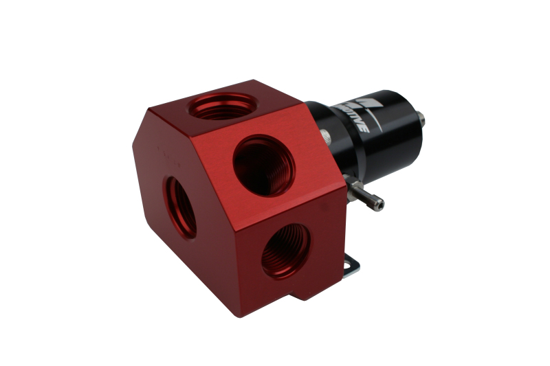 Aeromotive Regulator - 30-120 PSI - .500 Valve - 4x AN-08 and AN-10 inlets / AN-10 Bypass - 13133