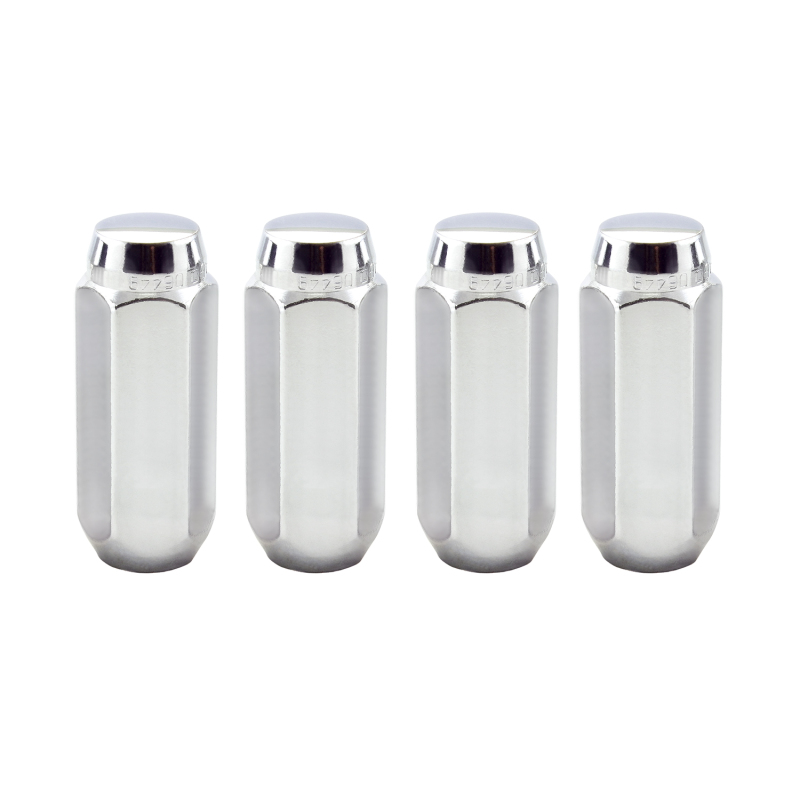 McGard Hex Lug Nut (Cone Seat / Duplex) M14X2.0 / 13/16 Hex / 2.25in. Length (4-Pack) - Chrome - 64020