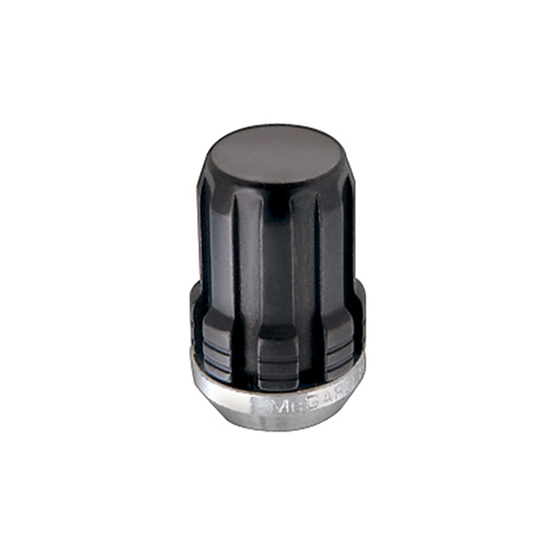 McGard SplineDrive Lug Nut (Cone Seat) M12X1.25 / 1.24in. Length (Box of 50) - Black (Req. Tool) - 65003BK