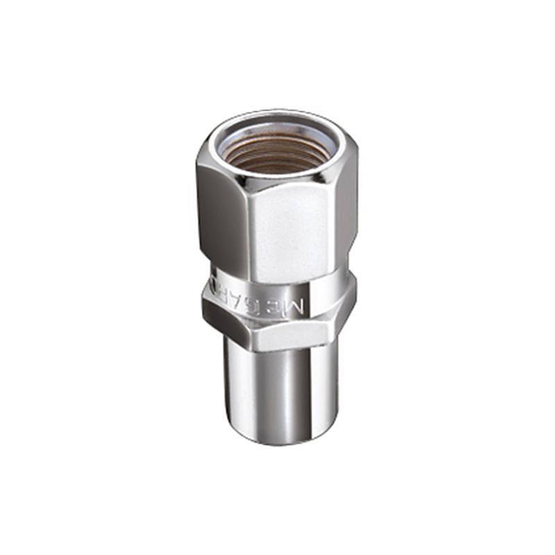 McGard Hex Lug Nut (Drag Racing Reg. Shank) 1/2-20 / 13/16 Hex / 1.86in. L (Box of 100) - Chrome - 69105