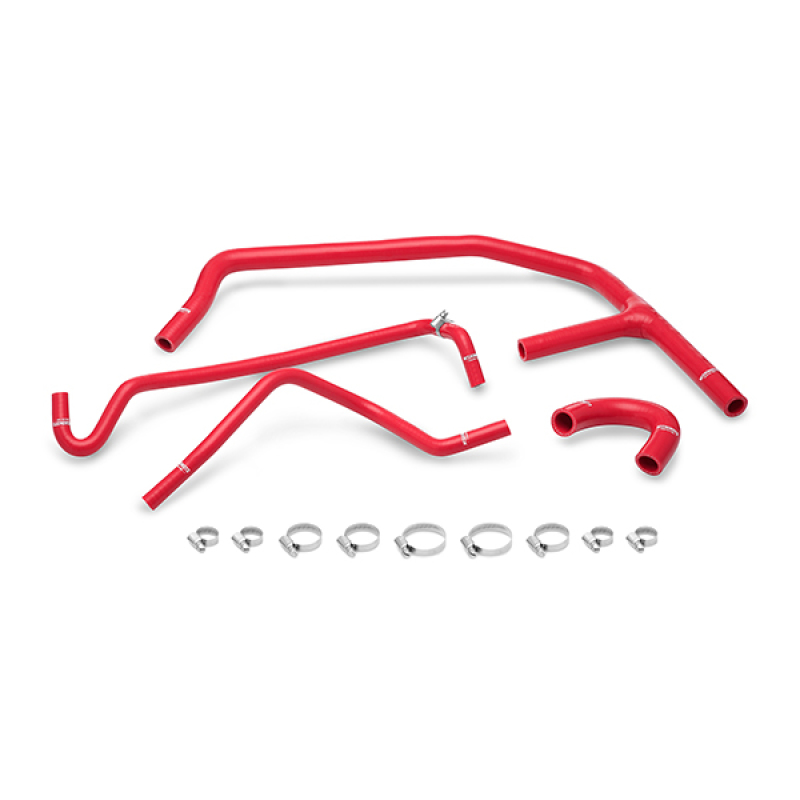 Mishimoto 15+ Ford Mustang EcoBoost Red Silicone Ancillary Hose Kit - MMHOSE-MUS4-15ANCRD