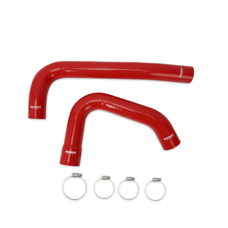 Mishimoto 2015+ Dodge Ram 6.7L Cummins Silicone Radiator Hose Kit Red - MMHOSE-RAM-15RD