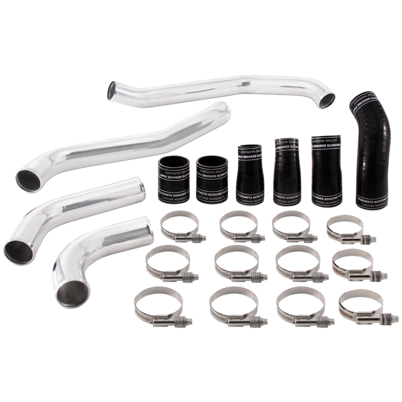 Mishimoto 2017+ Ford F150 3.5L EcoBoost Hot-Side Intercooler Pipe Kit - Polished - MMICP-F35T-17HP