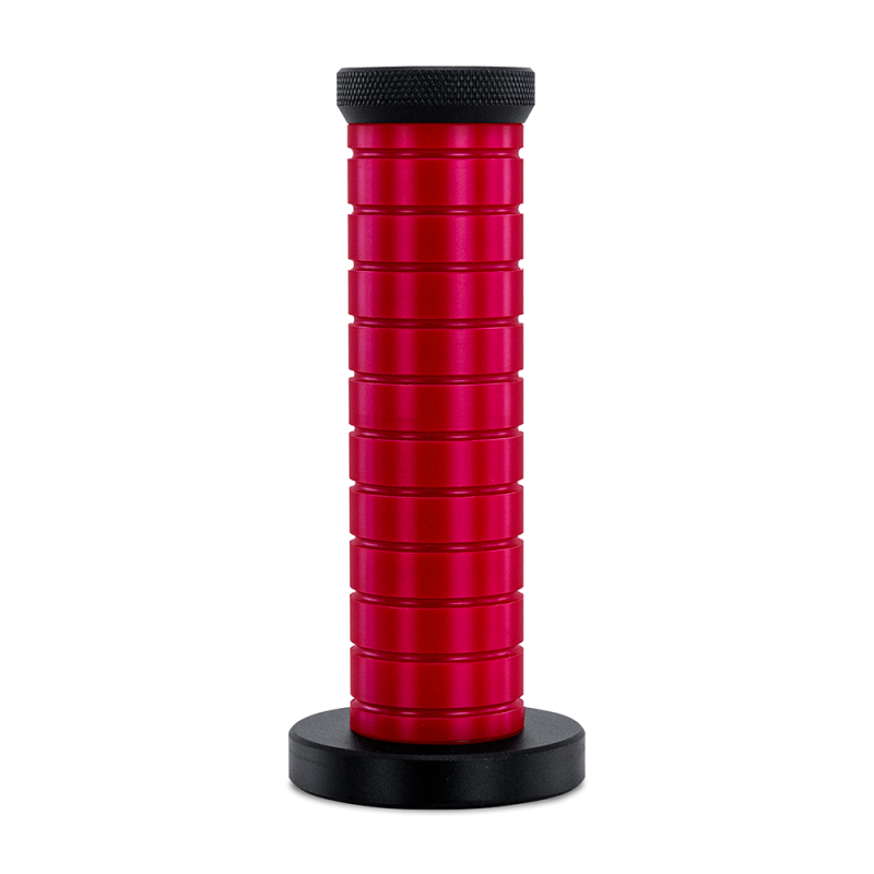 Mishimoto Weighted Grip Shift Knob - Black / Red - MMSK-BMXBKRDH