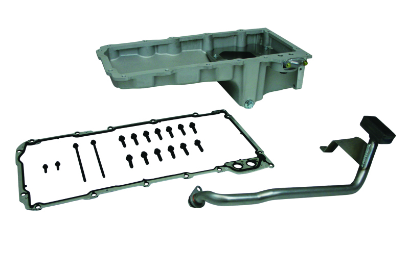 Moroso GM LS Swap (w/Rear Sump & Spin-On Oil Filter Adapter) Wet Sump 6qt 5.75in Aluminum Oil Pan - 20105
