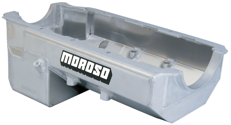 Moroso Donovan 700/DRC2 Big Block (w/Double Power Kick Outs) Wet Sump 6-7qt 8in Aluminum Oil Pan - 20372