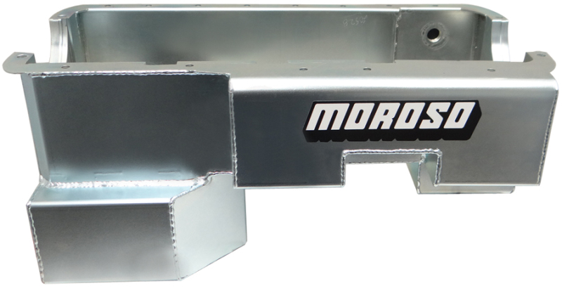 Moroso Ford 289-302 (w/Rear Sump & Billet End Seals) Power Pouch Wet Sump 7qt 9in Steel Oil Pan - 20528