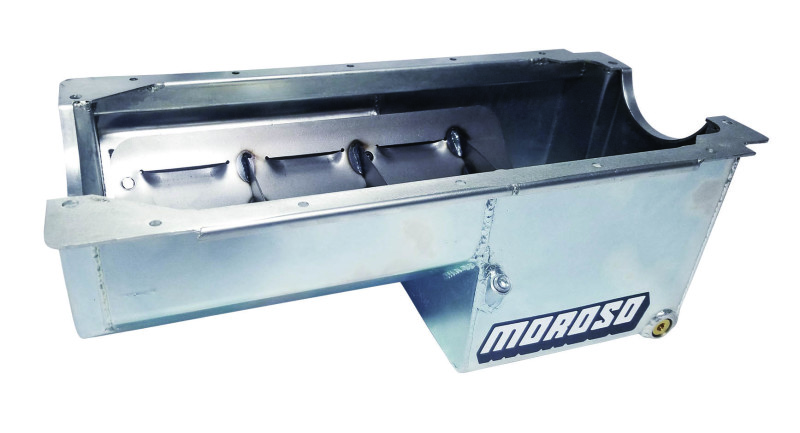 Moroso Dart/Rocket Small Block (May Require Cross Member Mod) Wet Sump 7qt 8.25in Steel Oil Pan - 21019