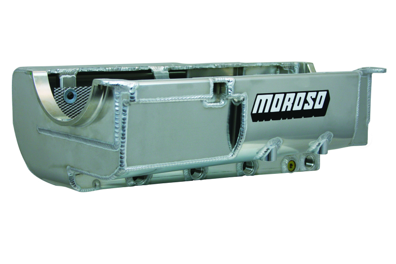 Moroso Donovan 700/DRC2/Merlin Big Block (w/Four Pick Ups) Drag Race Dry Sump Aluminum Oil Pan - 21592