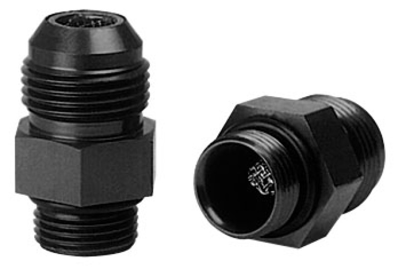 Moroso Dry Sump/External Oil Pump Fitting w/Screen -10An to -12An w/O-Ring - Aluminum - 2 Pack - 22610