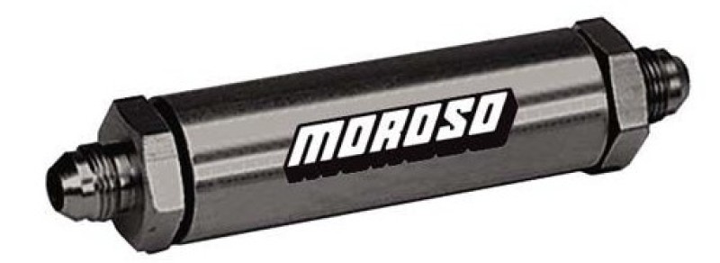 Moroso Oil Filter - In Line Screened -10An - Aluminum - 23850