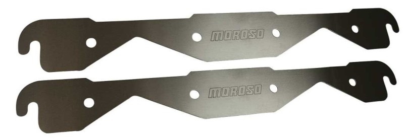 Moroso Small Block Chevy Exhaust Block Off Storage Plate - Pair - 25155